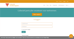Desktop Screenshot of collectiefverzekeringsplan.nl